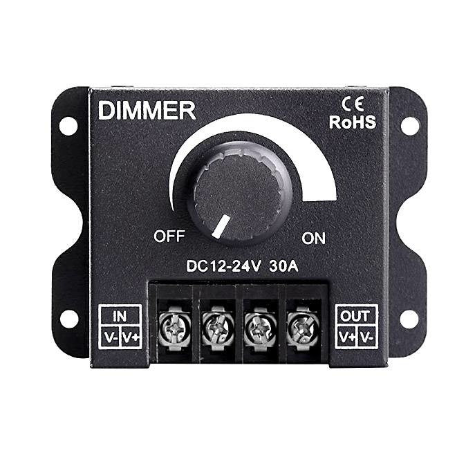 LED dimmer - Met draaiknop - 12 tot 24 Volt - 30A LED dimmer - Met draaiknop - 12 tot 24 Volt - 30A